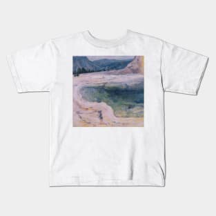 The Emerald Pool by John Henry Twachtman Kids T-Shirt